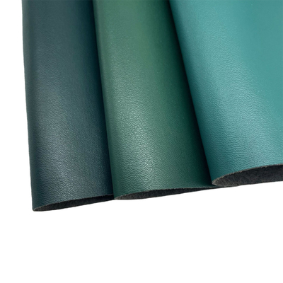 Hạt chéo Morandi màu xanh lá cây PVC Da nhân tạo Vải PVC giả da cho ghế ô tô